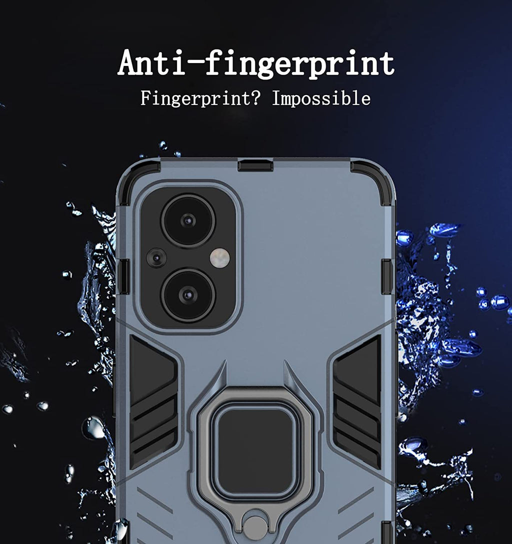 Oppo Reno 8 Lite 5G Rugged Tough Case Shockproof Hybrid Cover BLUE