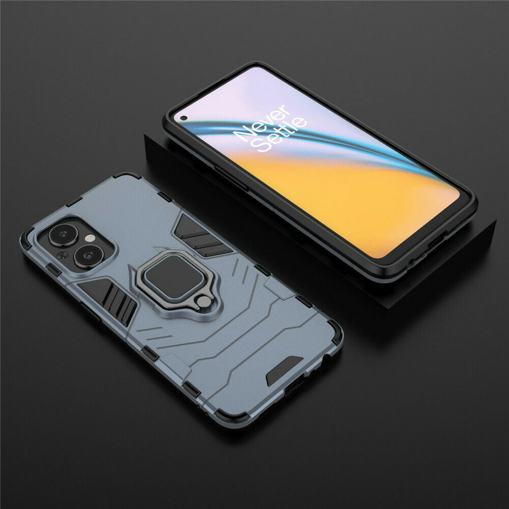 Oppo Reno 8 Lite 5G Rugged Tough Case Shockproof Hybrid Cover BLUE