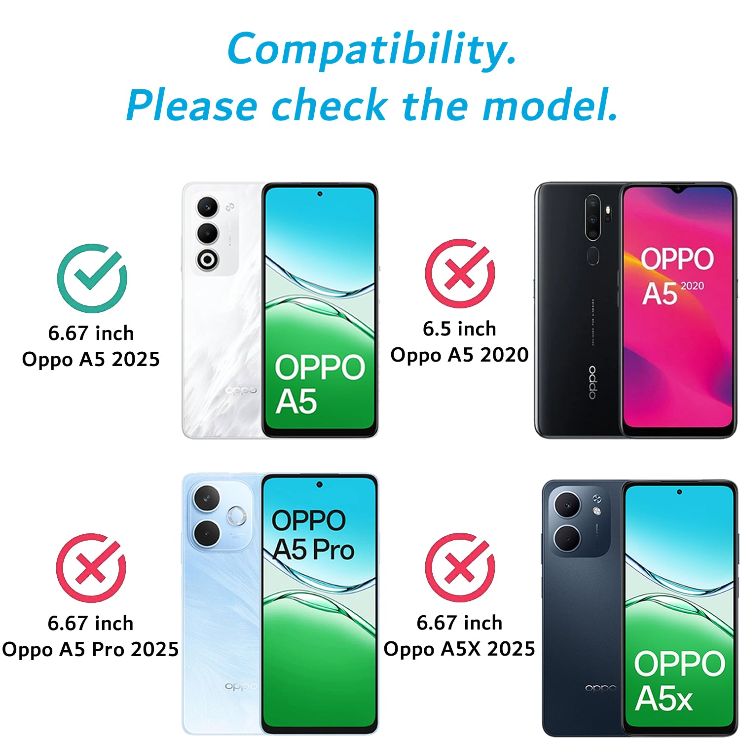Oppo A5 2025 Wallet Case Shockproof Full Body Protective Card Cover BLACK