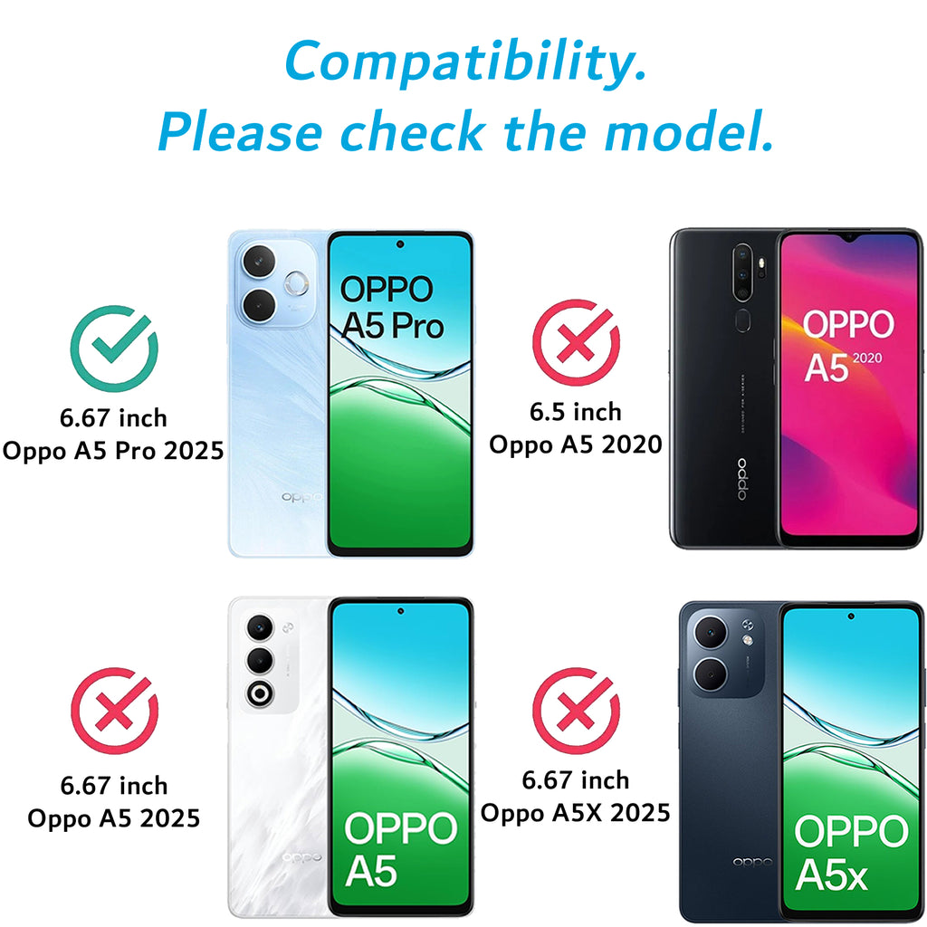 Oppo A5 Pro Tough Case Shockproof Kickstand Cover BLACK