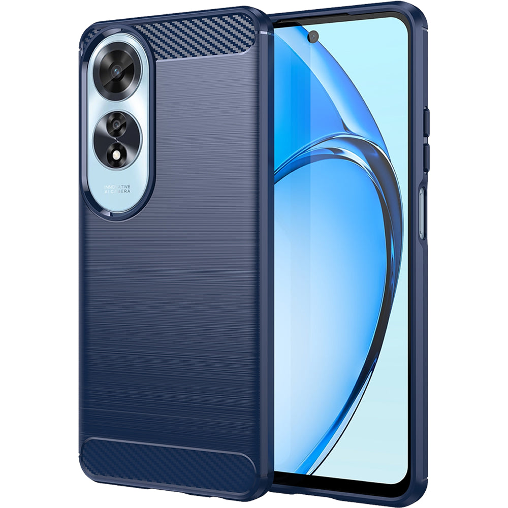 Oppo A60 4G Slim Fit Case Tough Gel TPU Rubber Cover BLUE