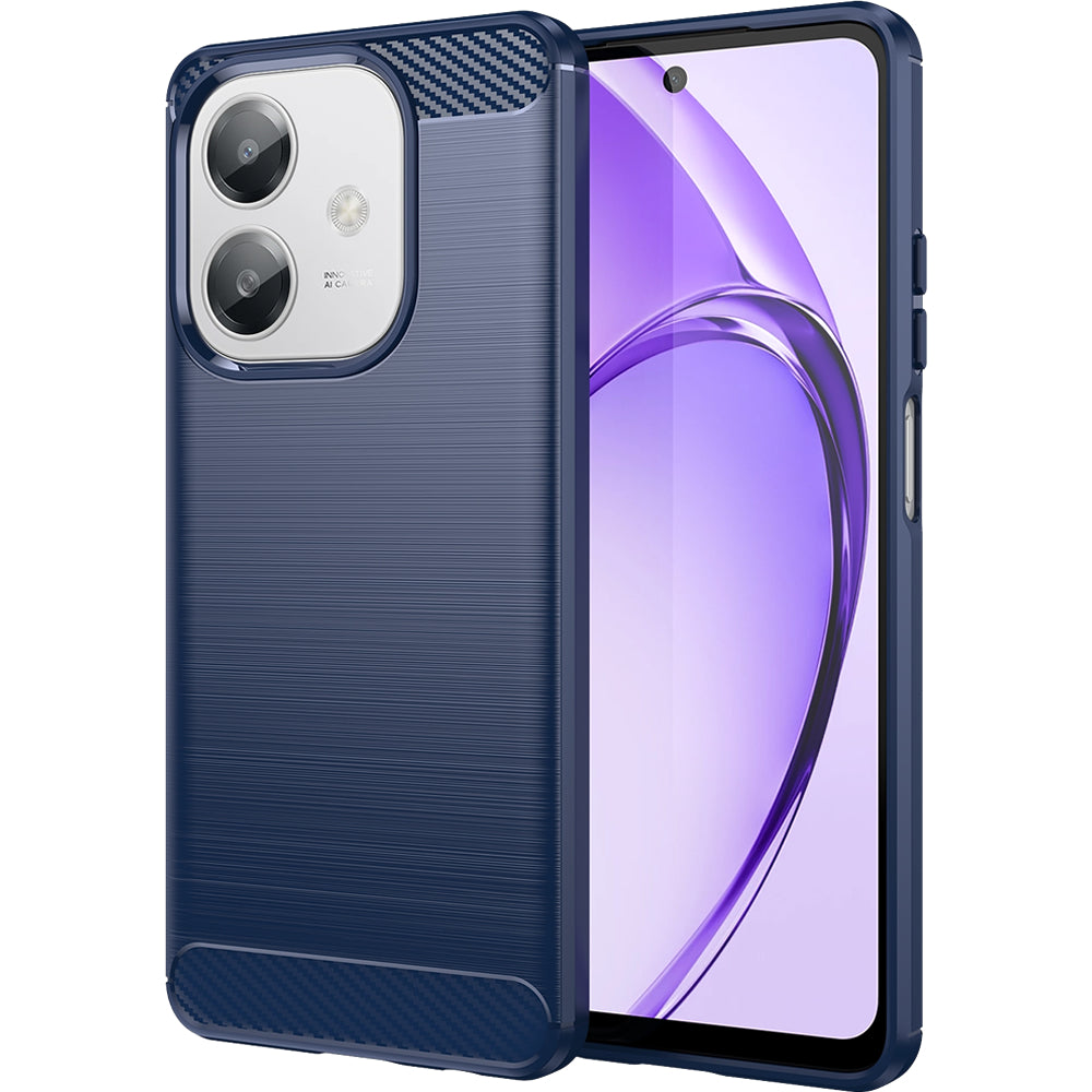 Oppo A60 5G Slim Fit Case Tough Gel TPU Rubber Cover BLUE