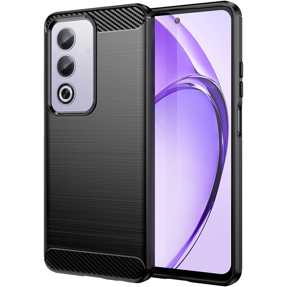 Oppo A80 Slim Fit Case Tough Gel TPU Rubber Cover BLACK