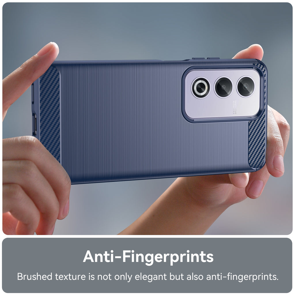 Oppo A80 Slim Fit Case Tough Gel TPU Rubber Cover BLUE