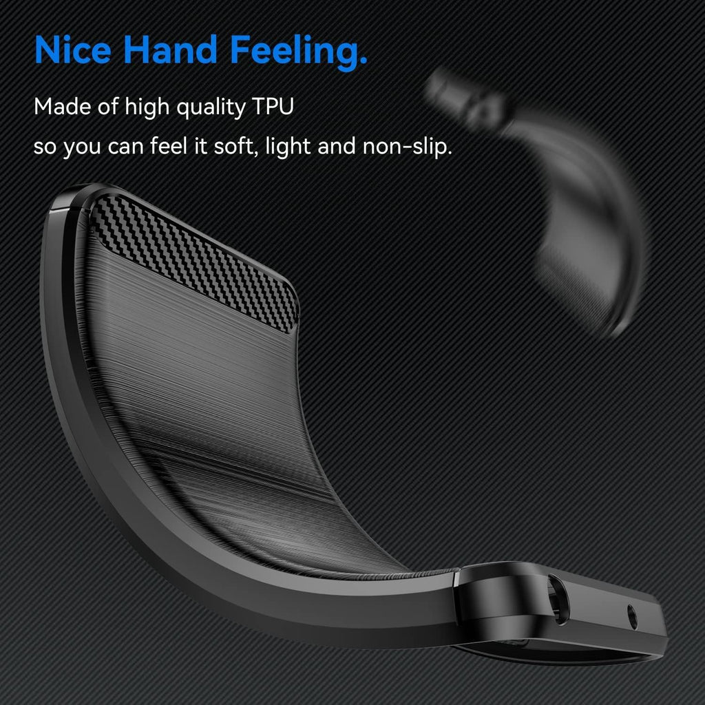 Oppo Reno 12 Slim Fit Case Tough Gel TPU Rubber Cover BLACK