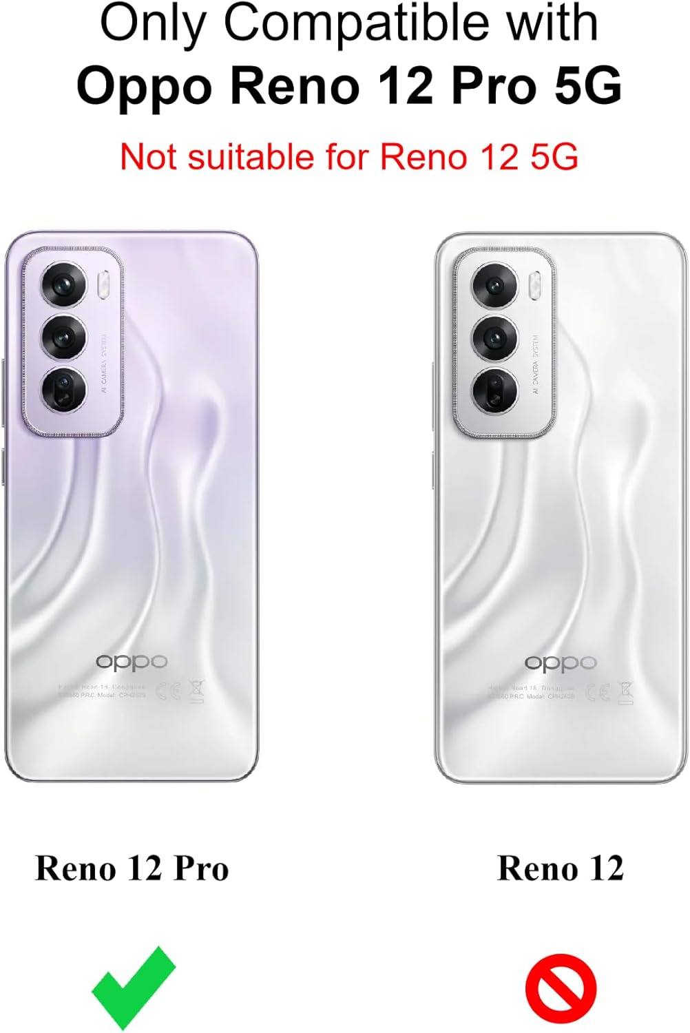 Oppo Reno 12 Pro Slim Fit Case Tough Gel TPU Rubber Cover BLACK