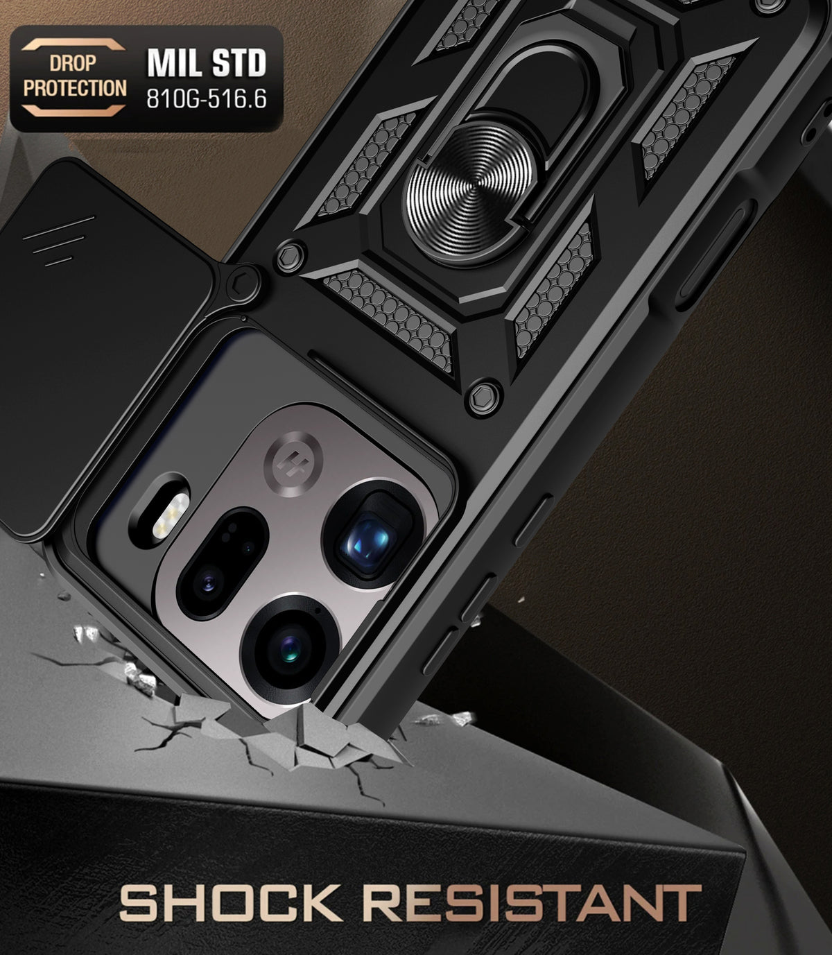 Oppo Find X9 Pro Tough Case Shockproof Kickstand Cover BLUE
