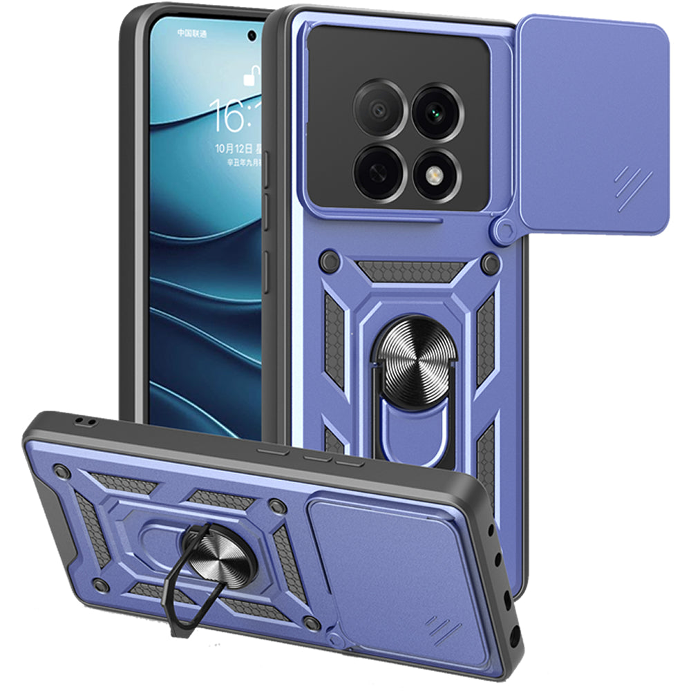 Oppo A5 Pro Tough Case Shockproof Kickstand Cover BLUE
