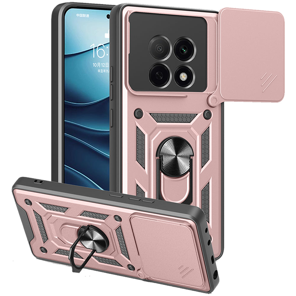 Oppo A5 Pro Tough Case Shockproof Kickstand Cover PINK