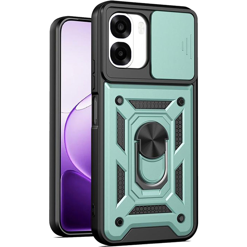 Oppo A6X 2026 Tough Case Shockproof Kickstand Cover GREEN