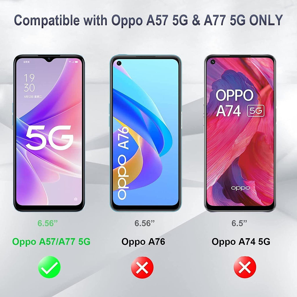 2X Oppo A77 5G Glass Screen Protector