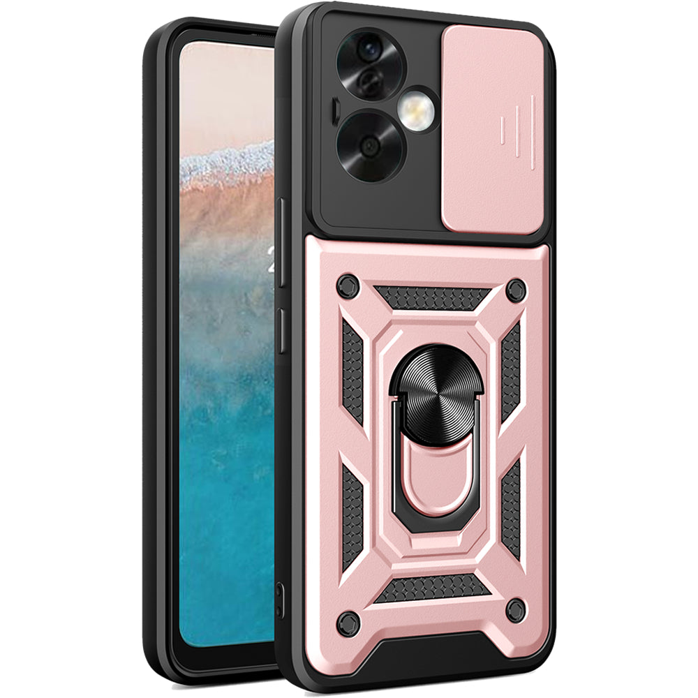 Oppo A79 Tough Case Shockproof Kickstand Cover PINK