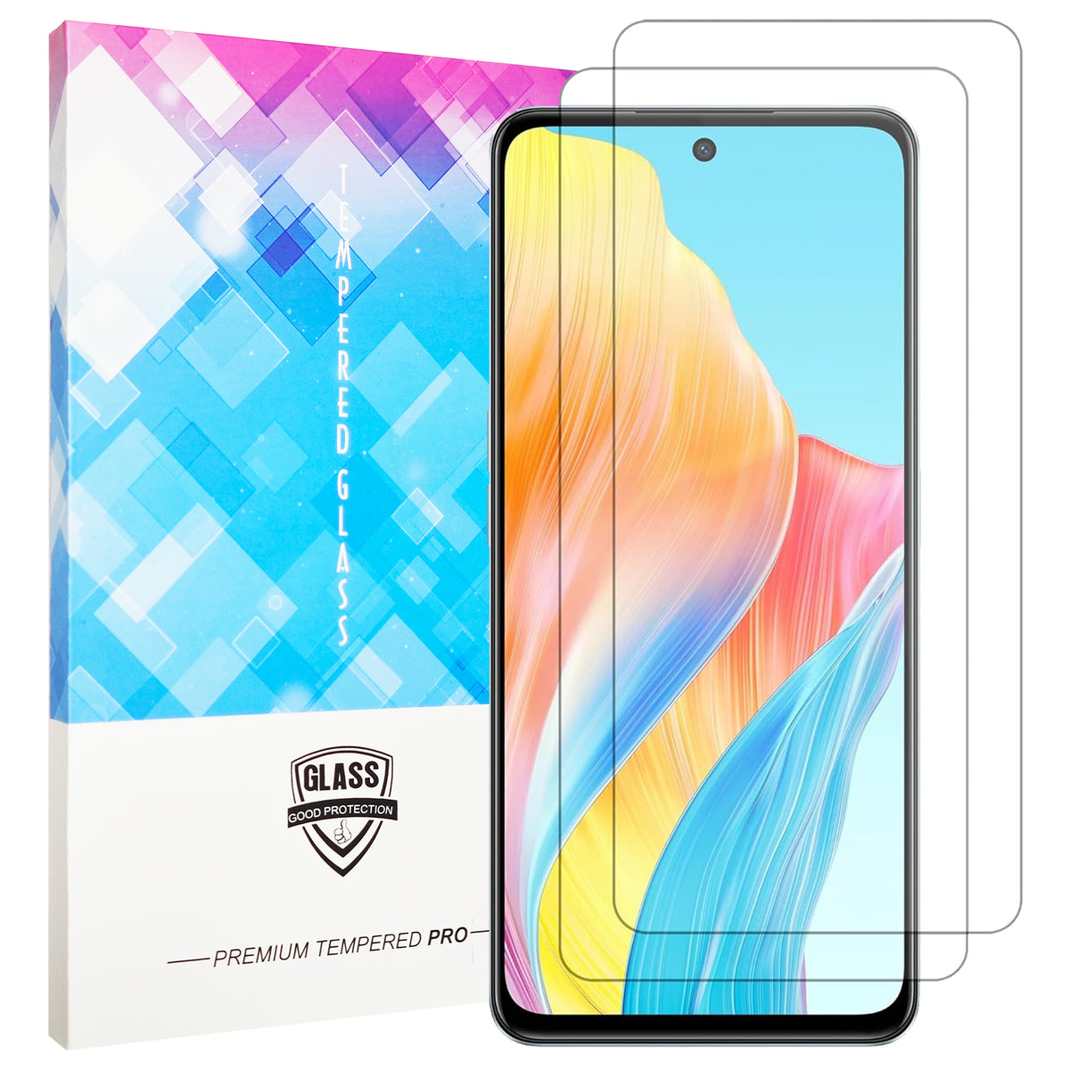 2X Oppo A5 Pro Glass Screen Protector