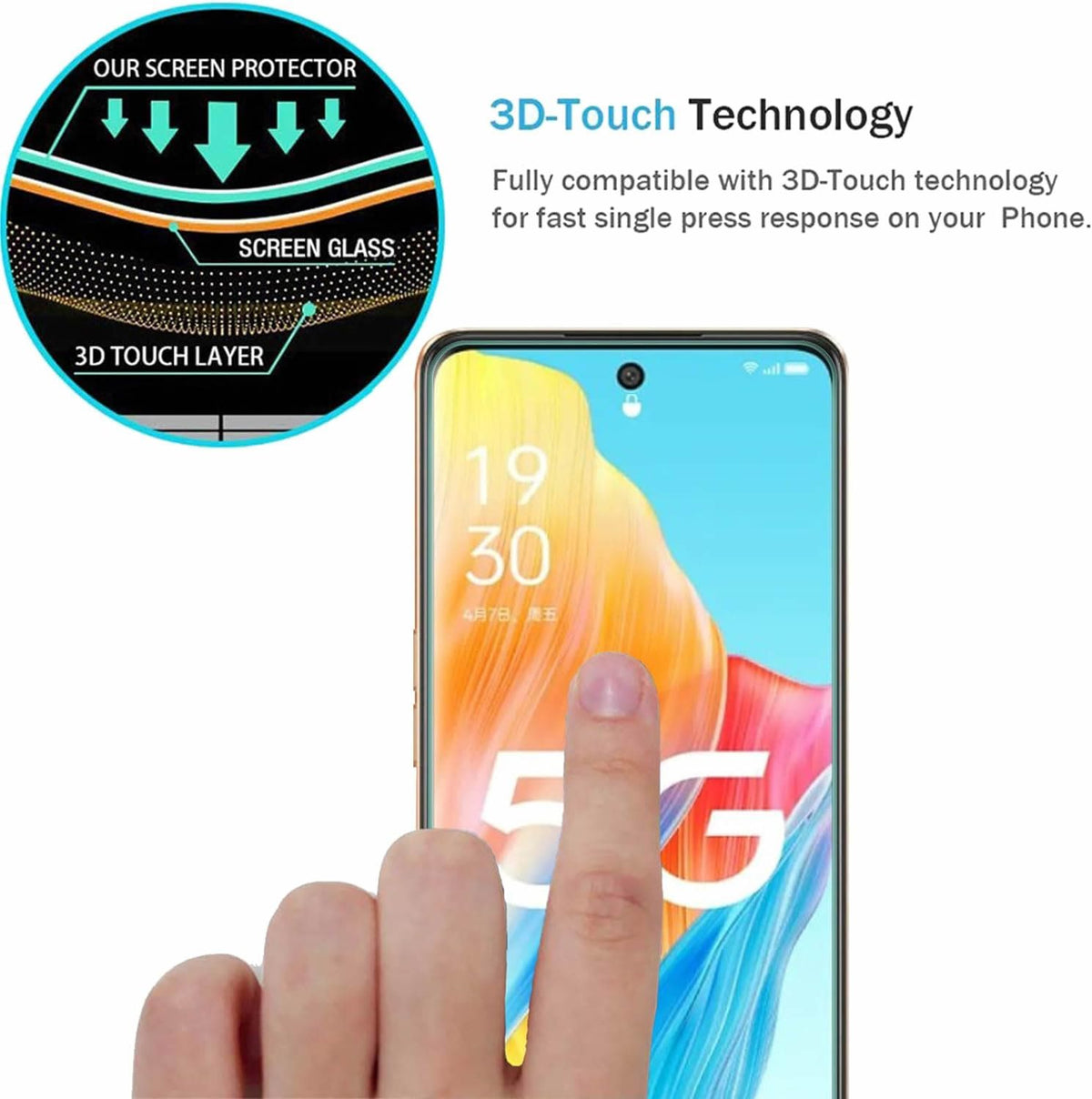 2X Oppo A5 Pro Glass Screen Protector