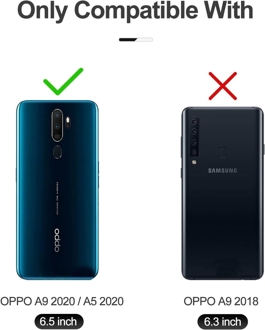 2X Oppo A5 2020 Glass Screen Protector