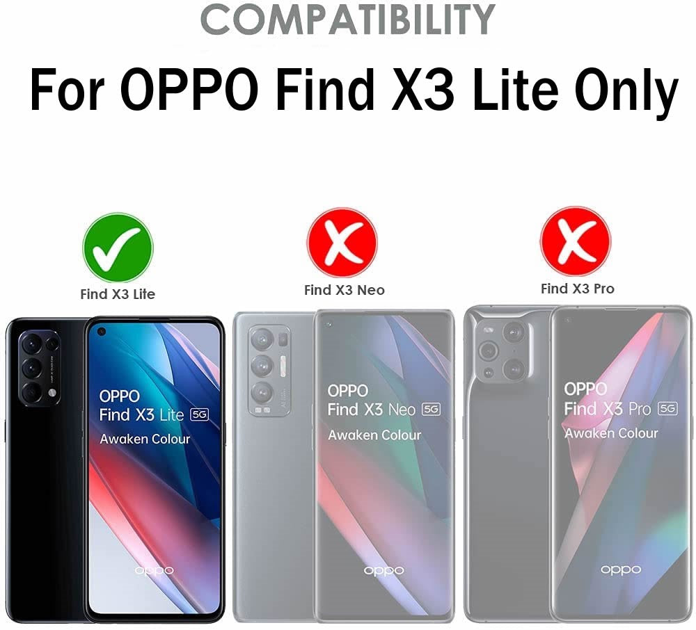 2X Oppo Find X3 Lite Glass Screen Protector