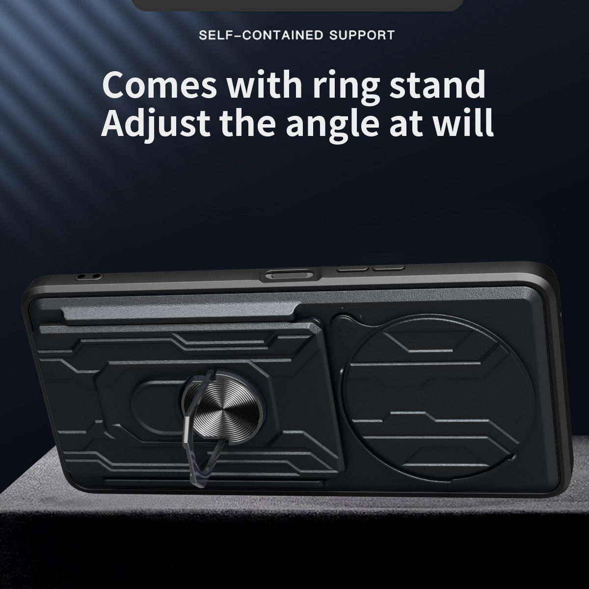 Oppo Find X8 Pro Rugged Shockproof Case Kickstand Card Cover RED