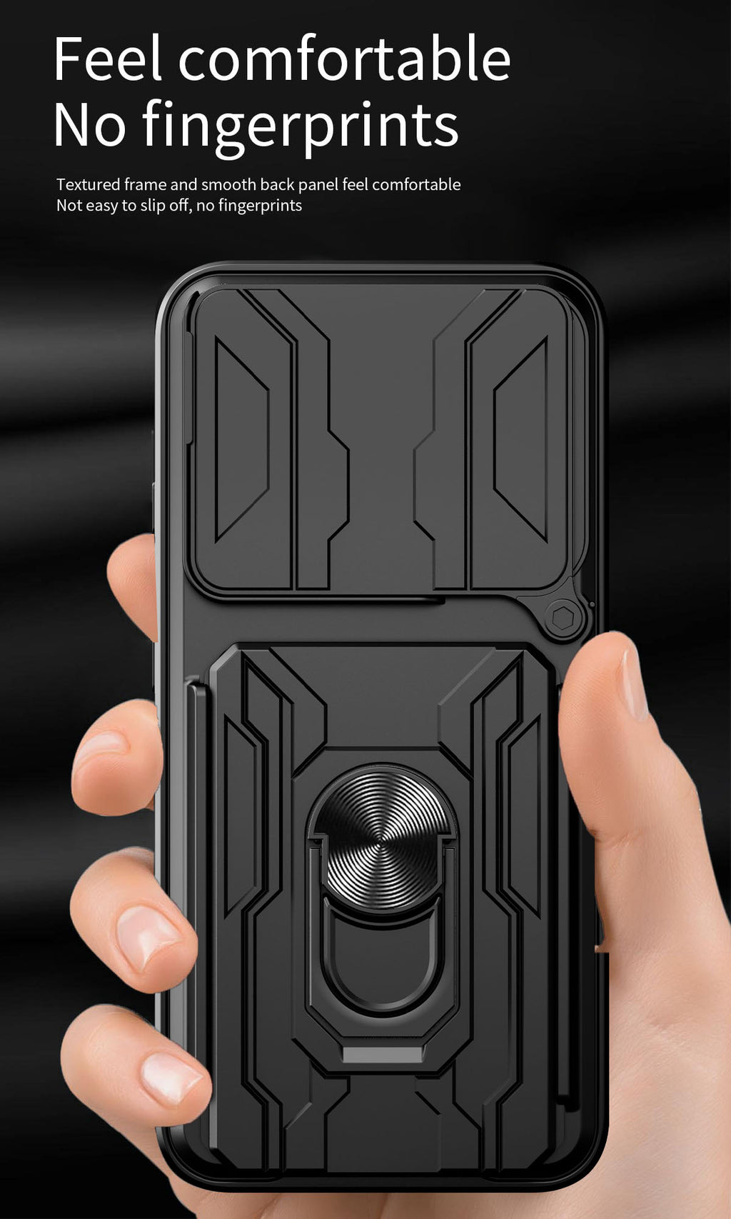 Oppo Find X9 Pro Rugged Shockproof Case Kickstand Card Cover GREY
