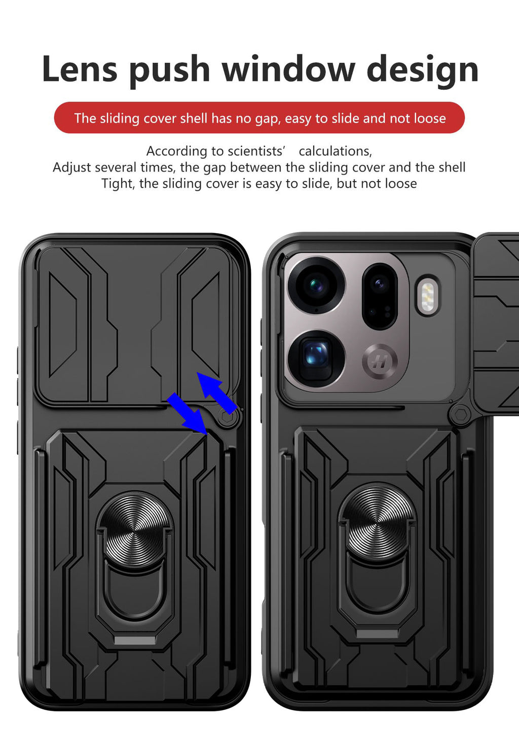 Oppo Find X9 Pro Rugged Shockproof Case Kickstand Card Cover GREY
