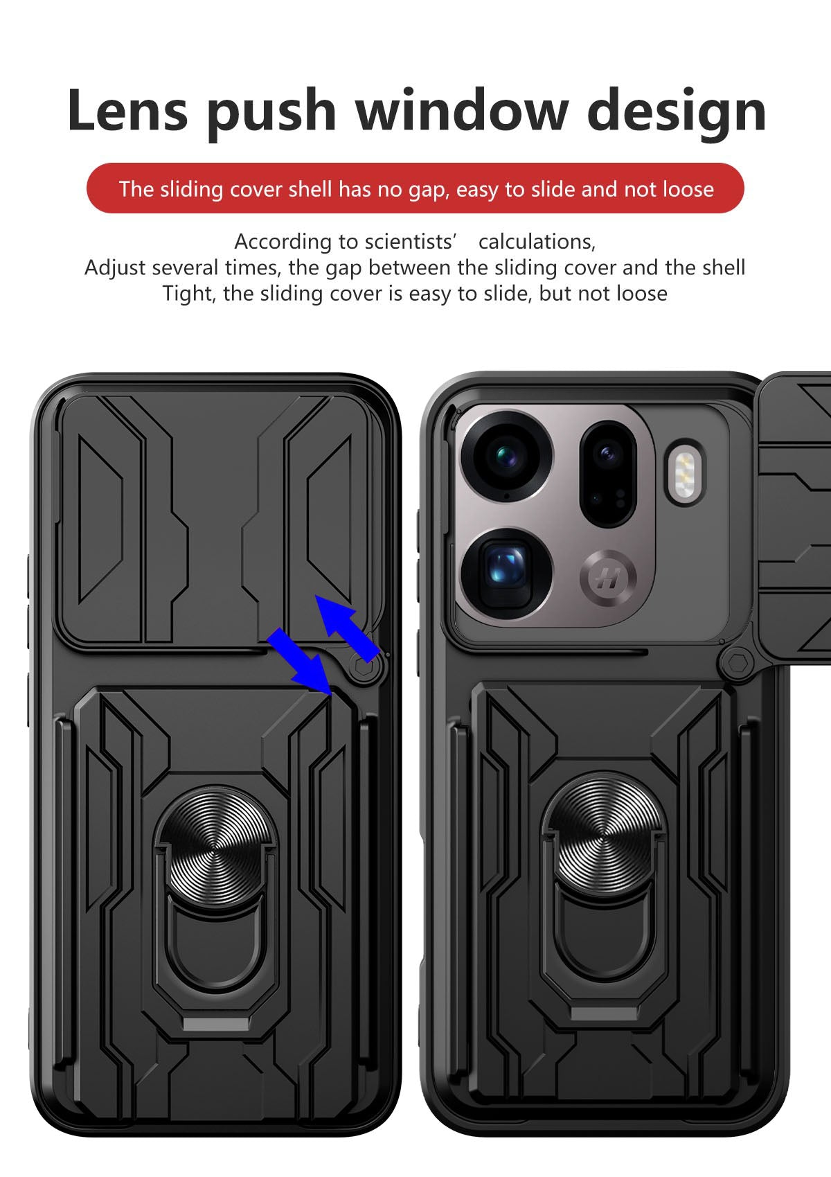 Oppo Find X9 Pro Rugged Shockproof Case Kickstand Card Cover GREY