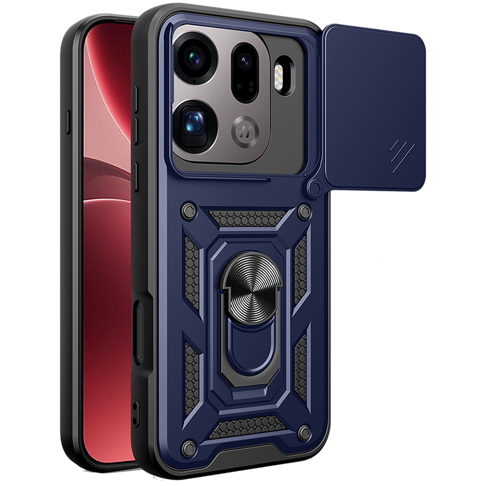 Oppo Find X9 Pro Tough Case Shockproof Kickstand Cover BLUE