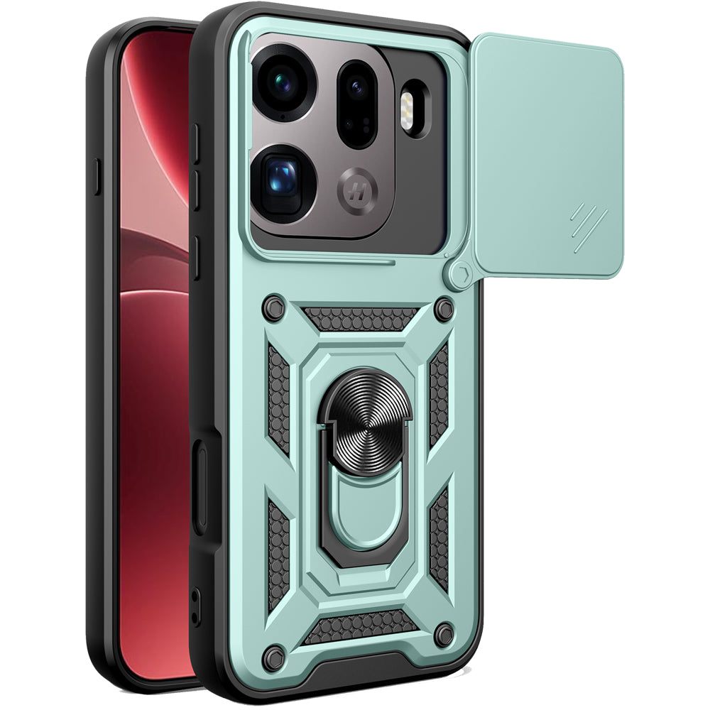 Oppo Find X9 Pro Tough Case Shockproof Kickstand Cover GREEN