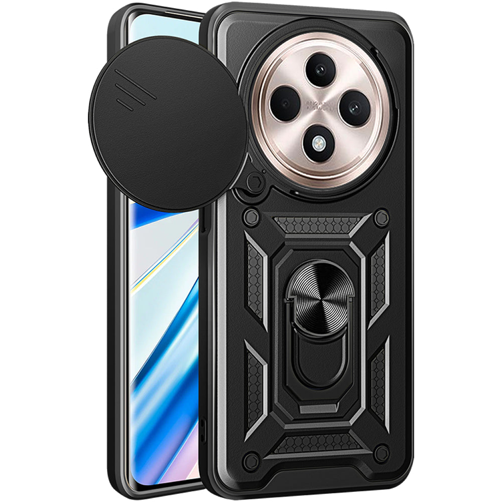 Oppo Find X8 Pro Tough Case Shockproof Kickstand Cover BLACK