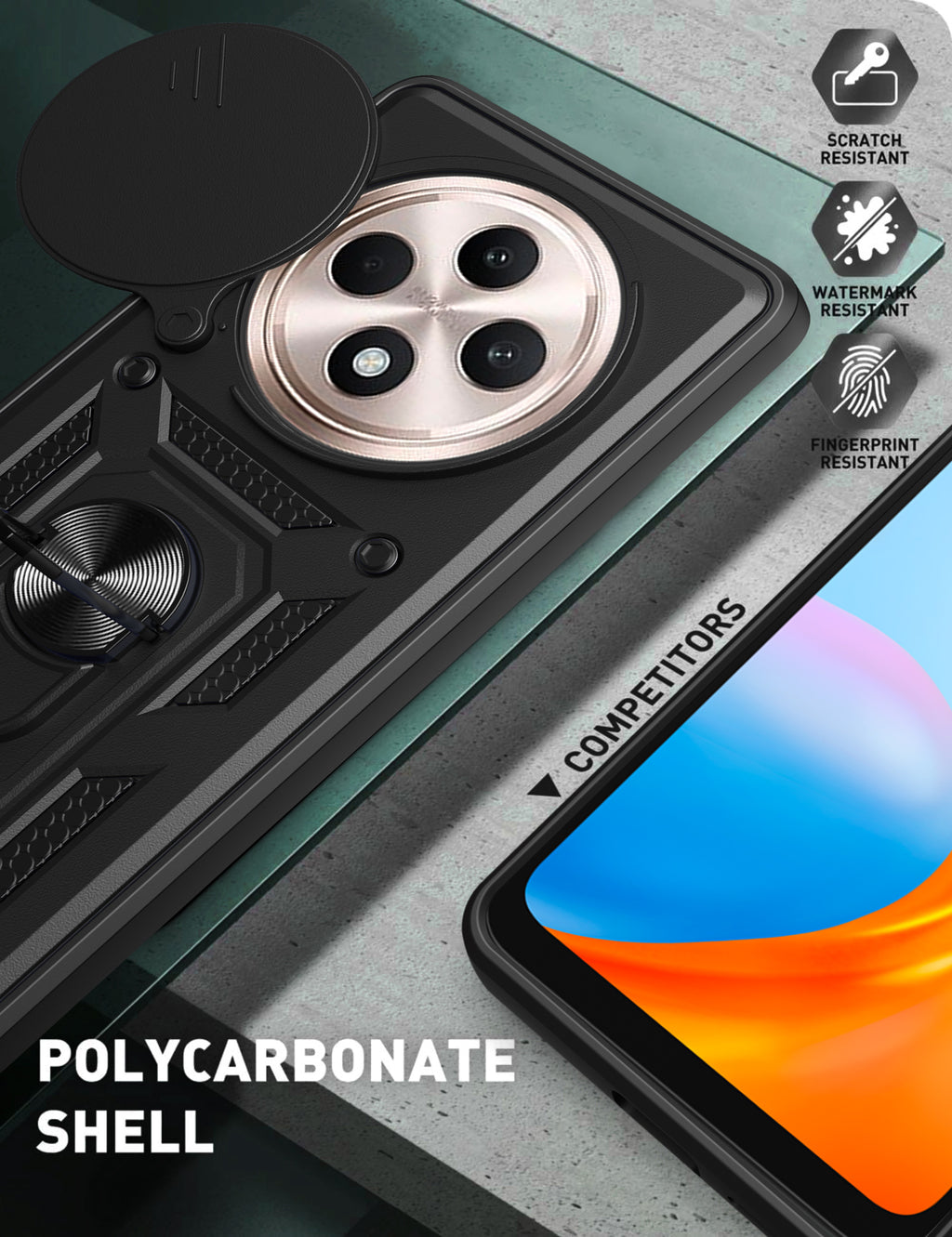 Oppo Find X8 Pro Tough Case Shockproof Kickstand Cover GREEN