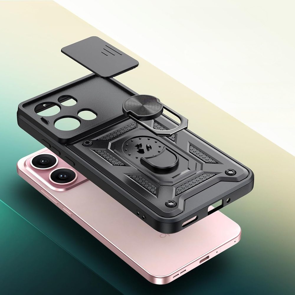 Oppo Reno 13 Pro Tough Case Shockproof Kickstand Cover PINK