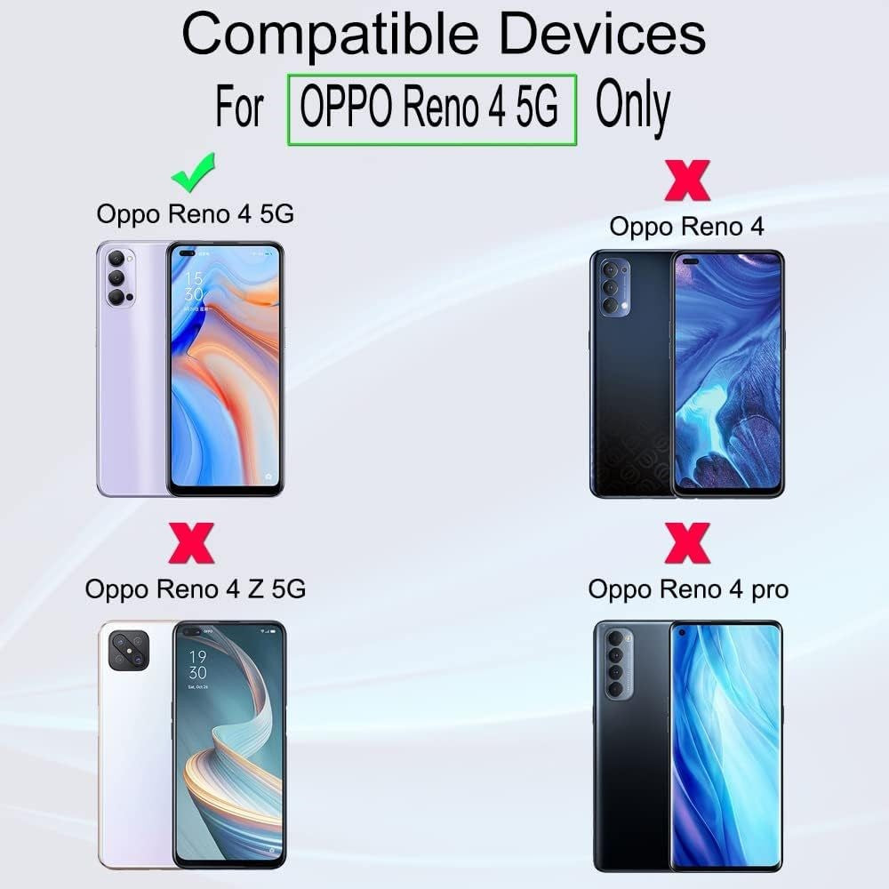 2X Oppo Reno 4 Glass Screen Protector