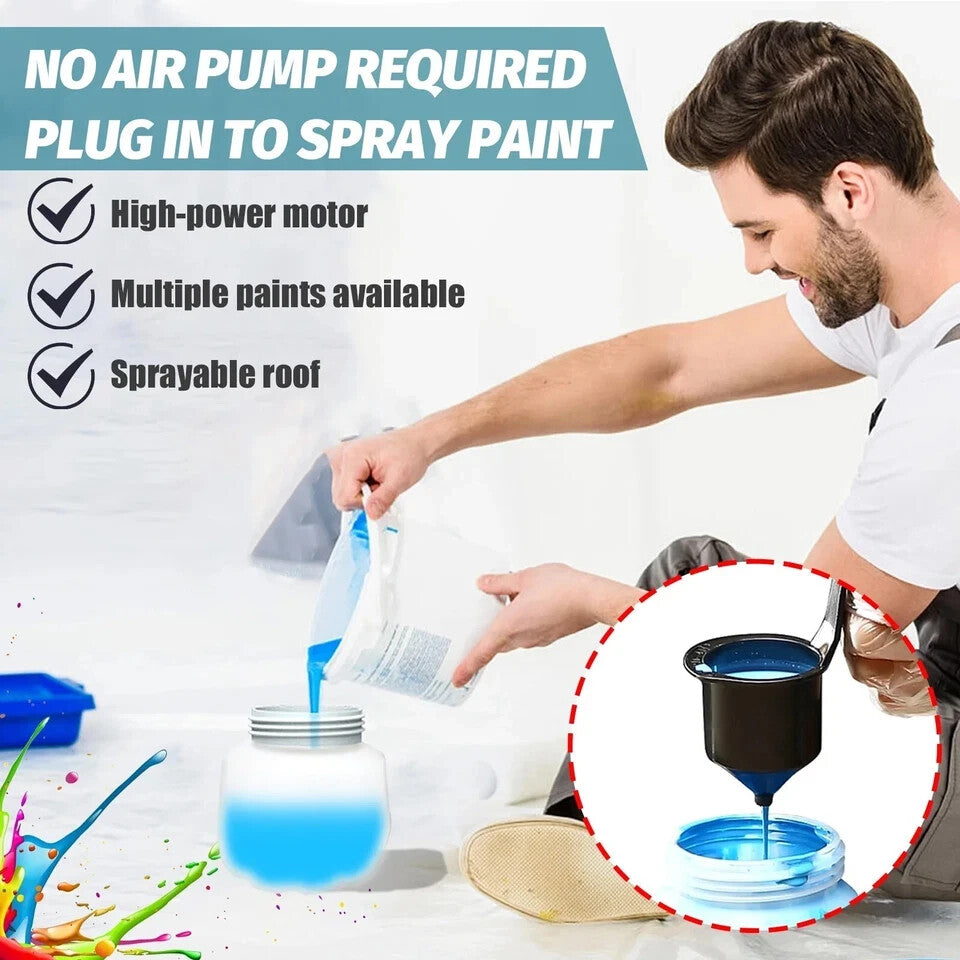 Cordless Spray Gun Paint Sprayer For Milwaukee Battery