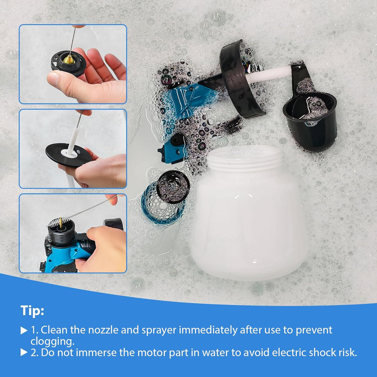 Cordless Spray Gun Paint Sprayer For Milwaukee Battery