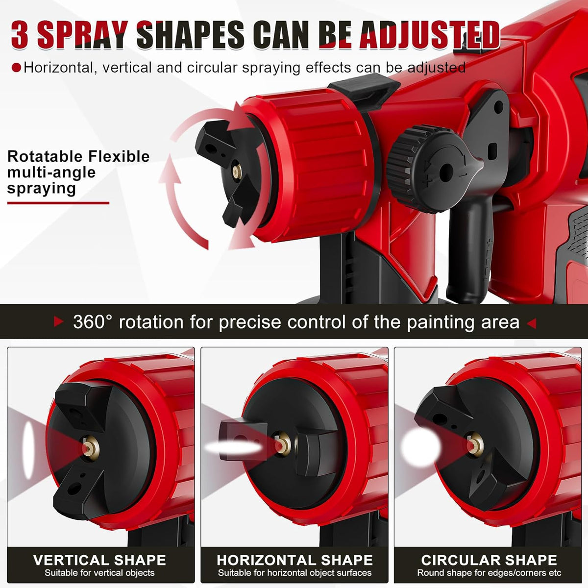 Cordless Spray Gun Paint Sprayer For Milwaukee Battery