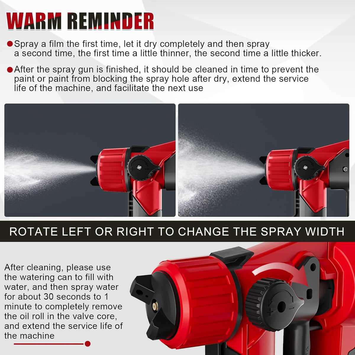 Cordless Spray Gun Paint Sprayer For Milwaukee Battery