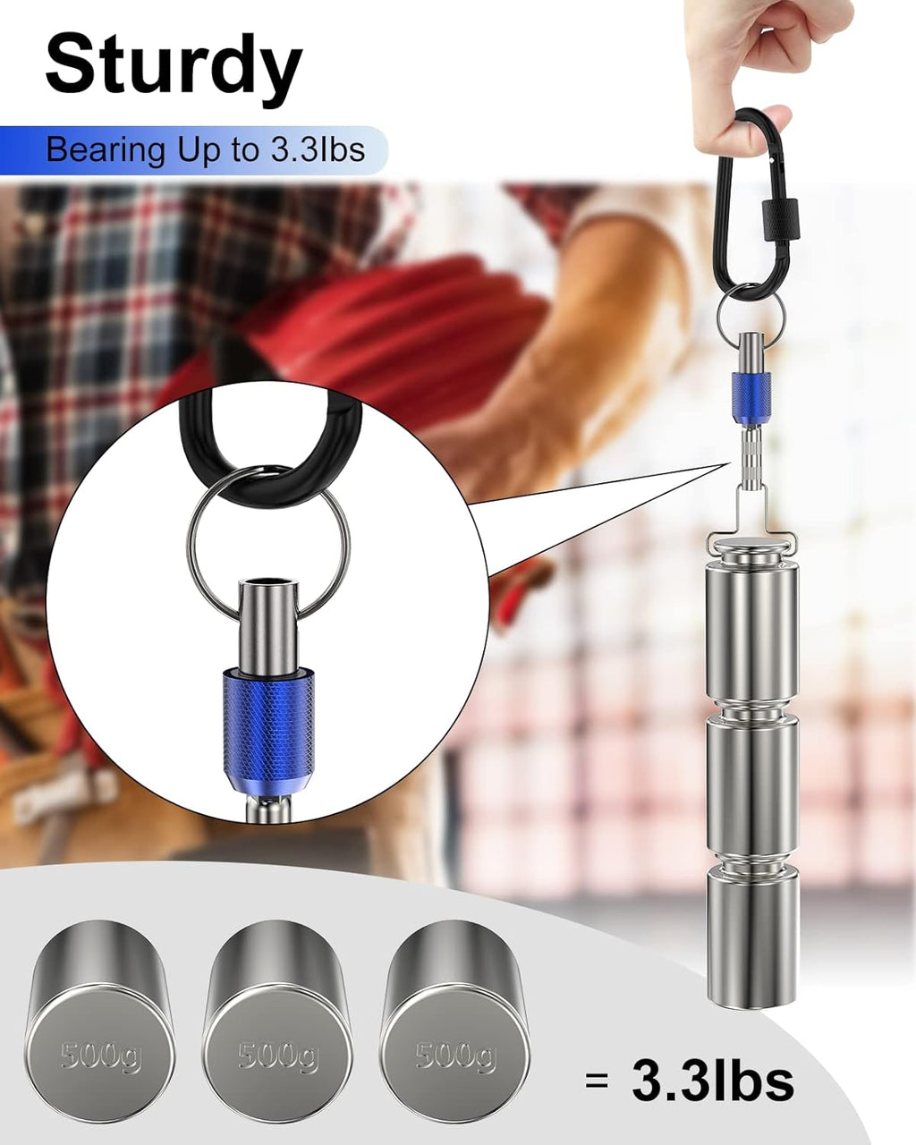 1/4" Hex Screwdriver Bit Holder (Aluminum Alloy)