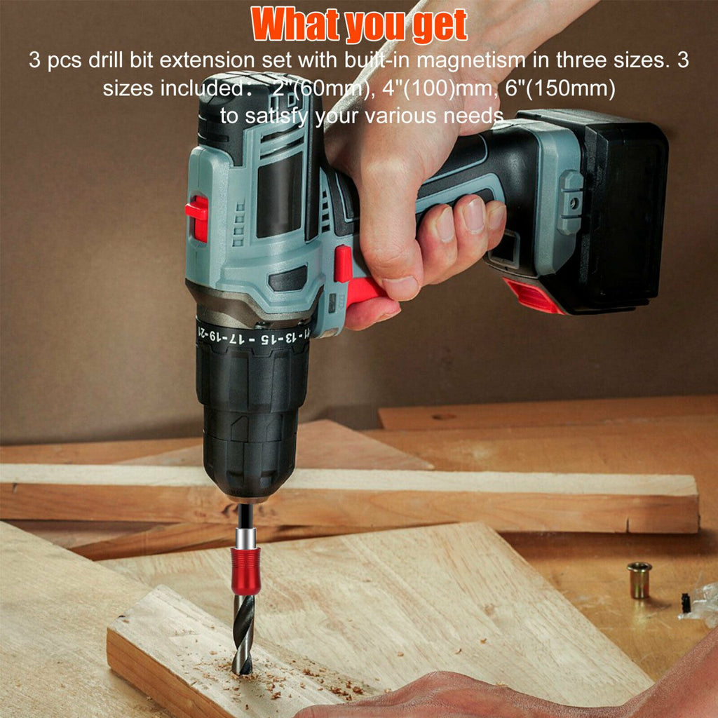 3Pcs Quick Release Magnetic Drill Holder
