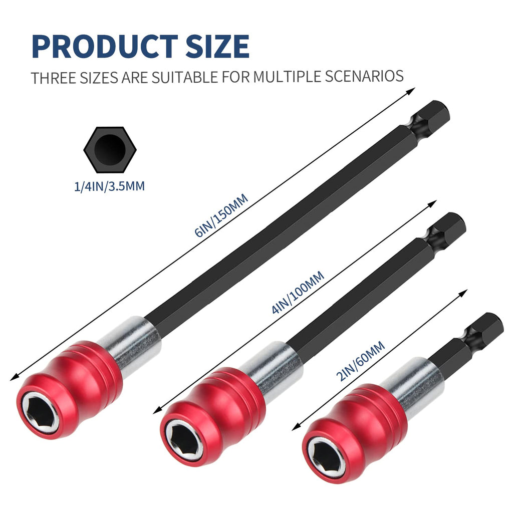 3Pcs Quick Release Magnetic Drill Holder