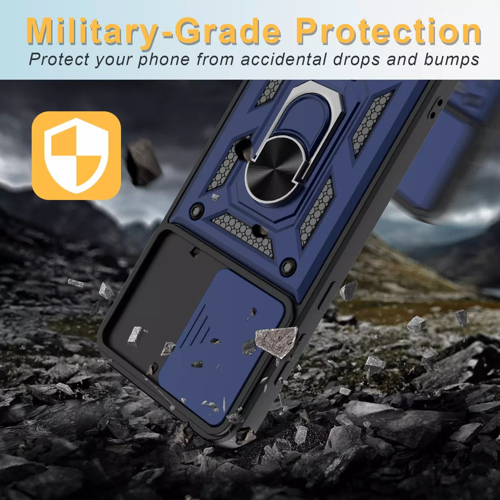 Samsung Galaxy S26 Plus Tough Case Shockproof Kickstand Cover BLUE