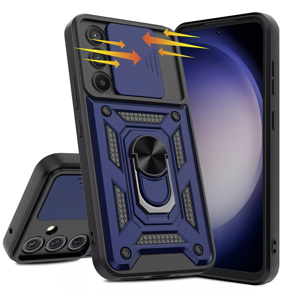 Samsung Galaxy S26 Plus Tough Case Shockproof Kickstand Cover BLUE