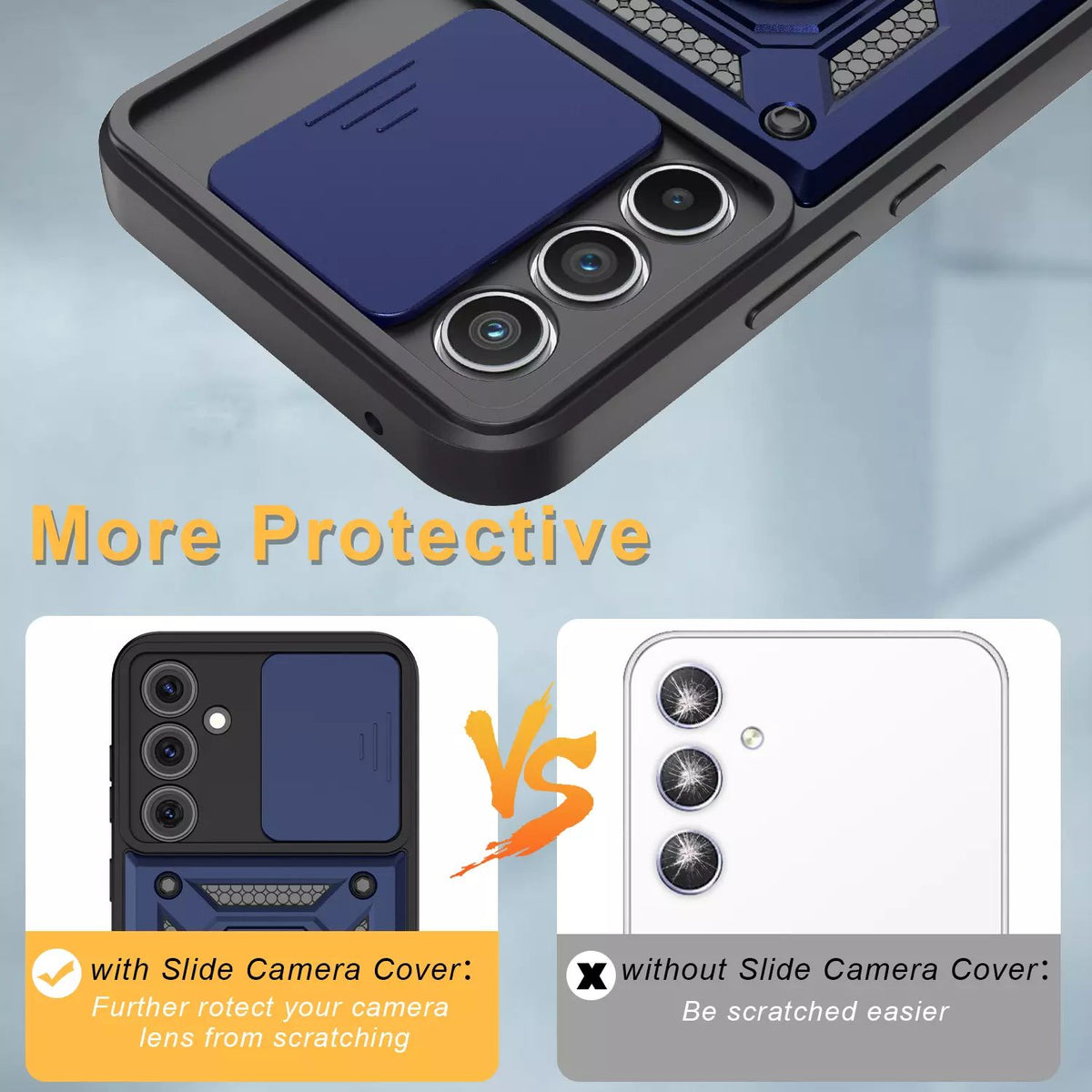 Samsung Galaxy S26 Plus Tough Case Shockproof Kickstand Cover BLUE