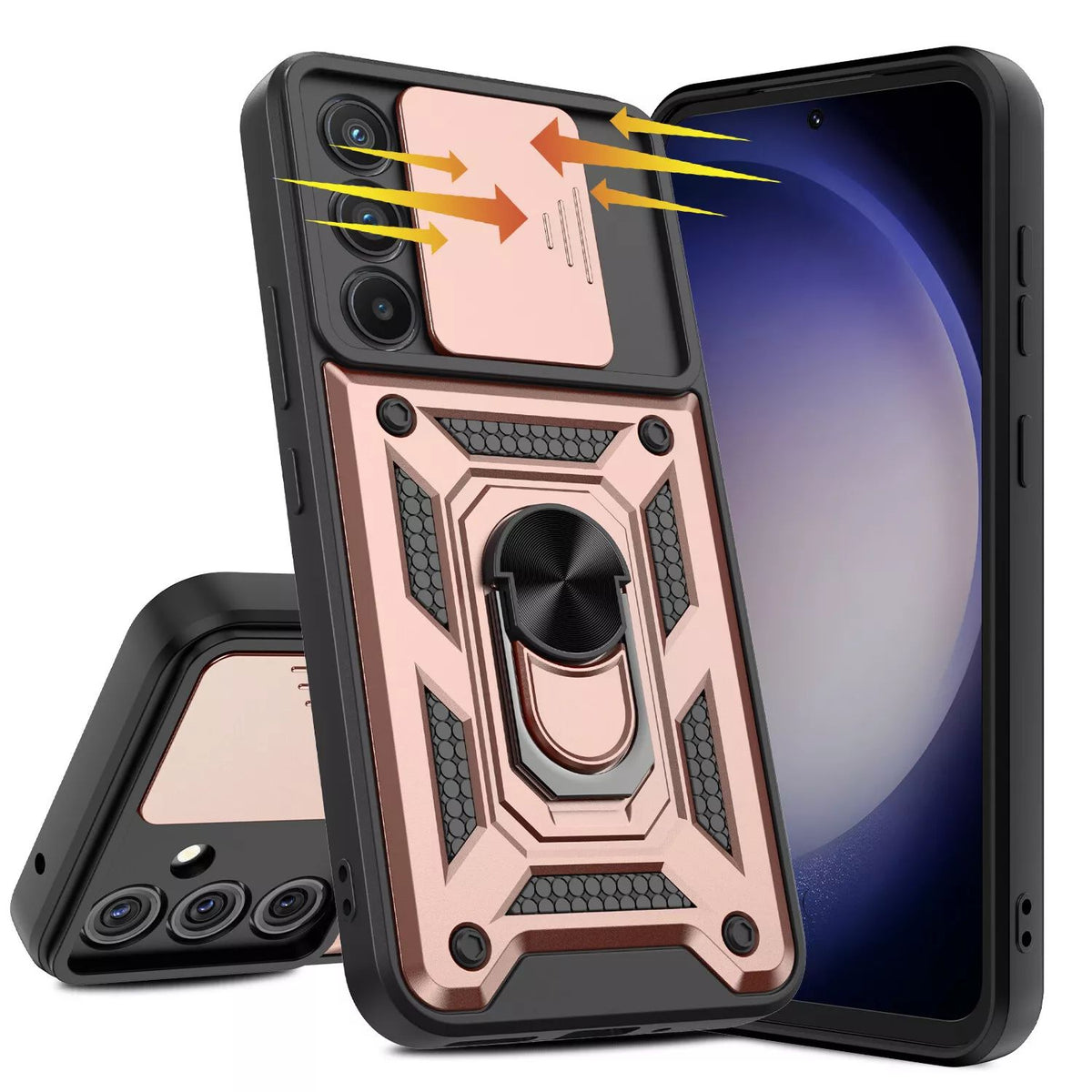 Samsung Galaxy S26 Plus Tough Case Shockproof Kickstand Cover PINK