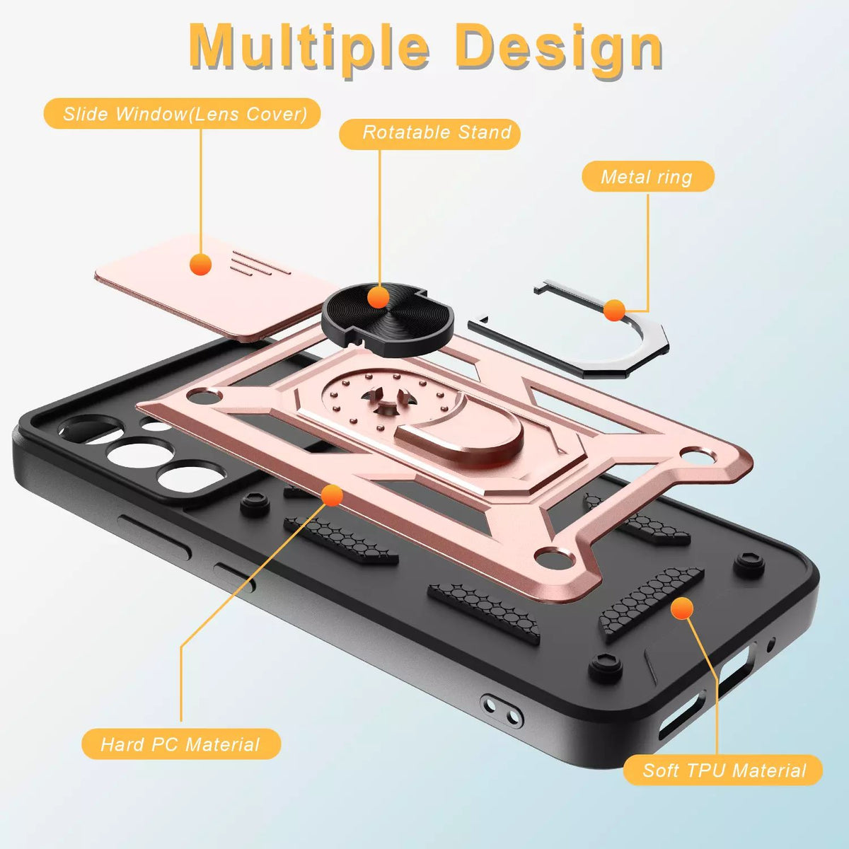 Samsung Galaxy S26 Plus Tough Case Shockproof Kickstand Cover PINK
