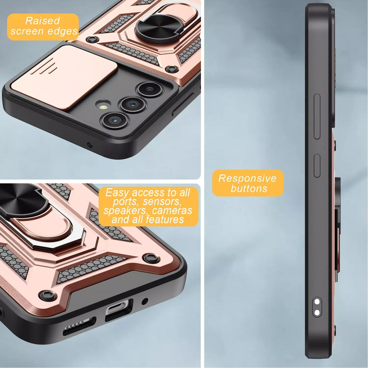 Samsung Galaxy S26 Plus Tough Case Shockproof Kickstand Cover PINK