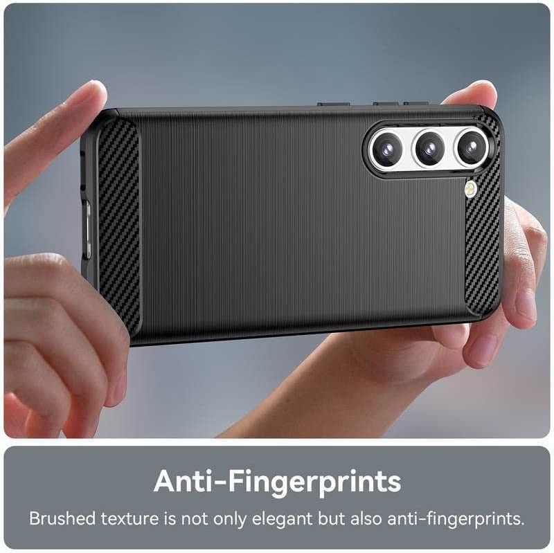Samsung S23 Plus Slim Fit Case Tough Gel TPU Rubber Cover BLACK