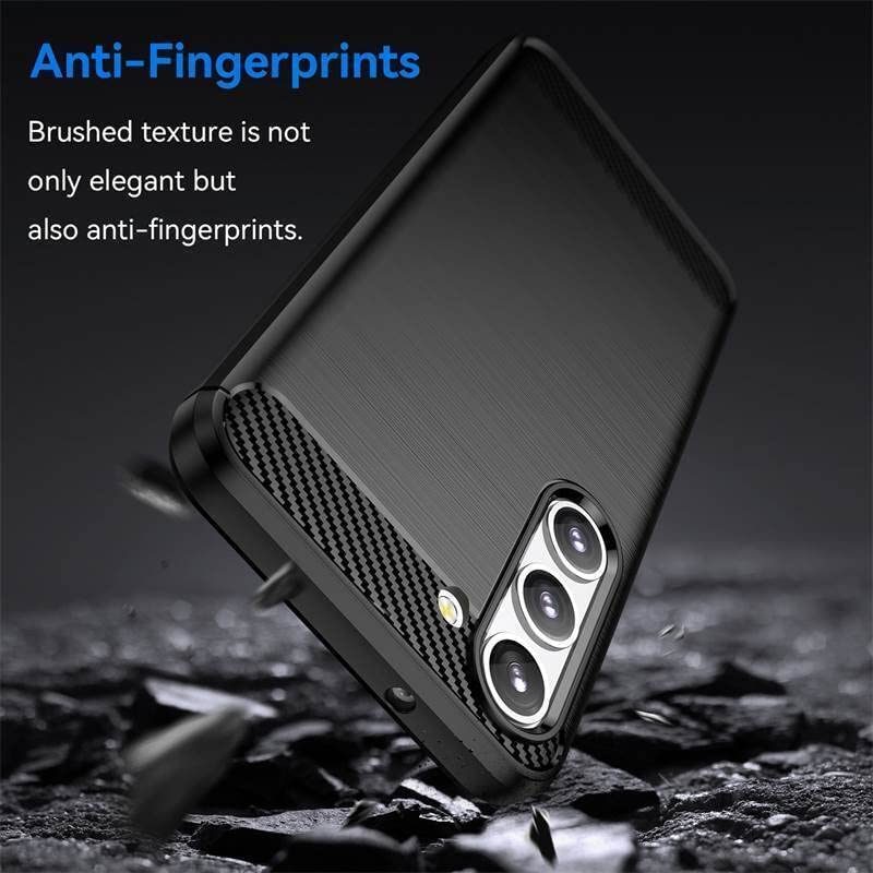 Samsung S23 Plus Slim Fit Case Tough Gel TPU Rubber Cover BLACK