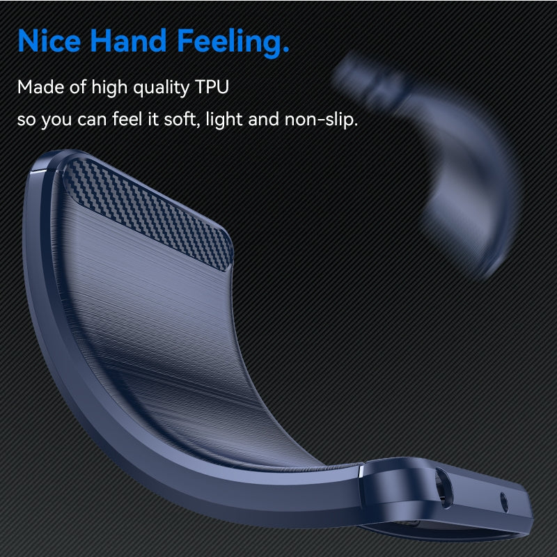 Samsung S24 FE Slim Fit Case Tough Gel TPU Rubber Cover BLACK