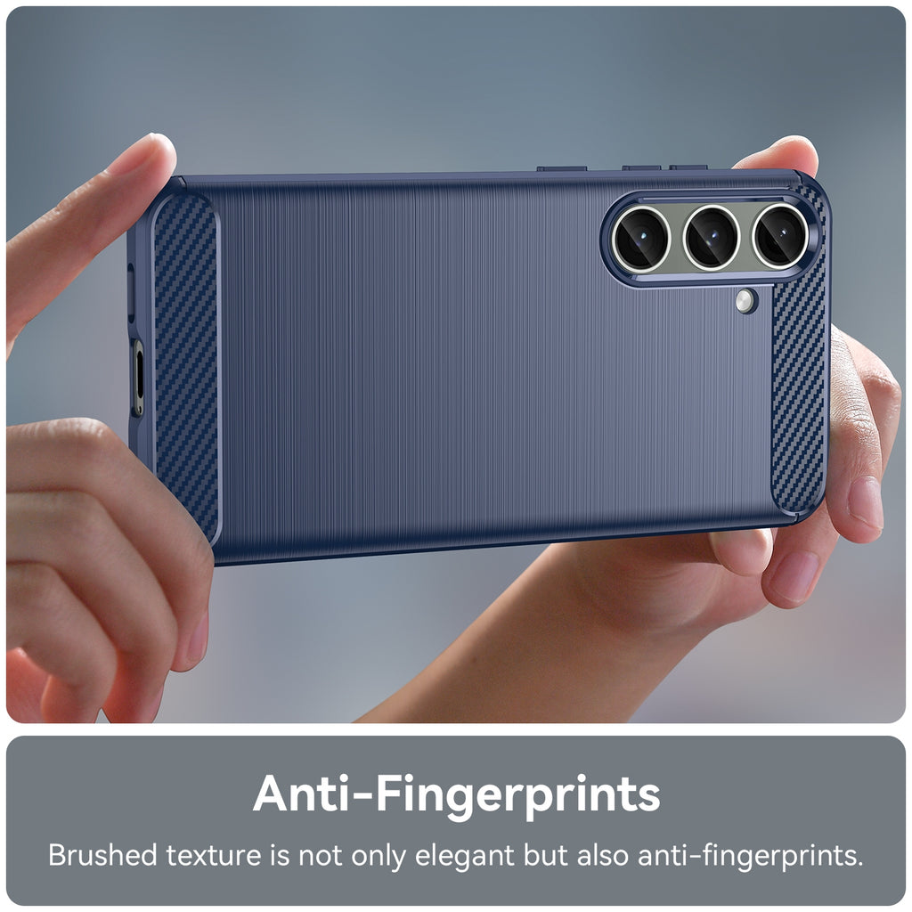 Samsung S24 Plus Slim Fit Case Tough Gel TPU Rubber Cover BLACK