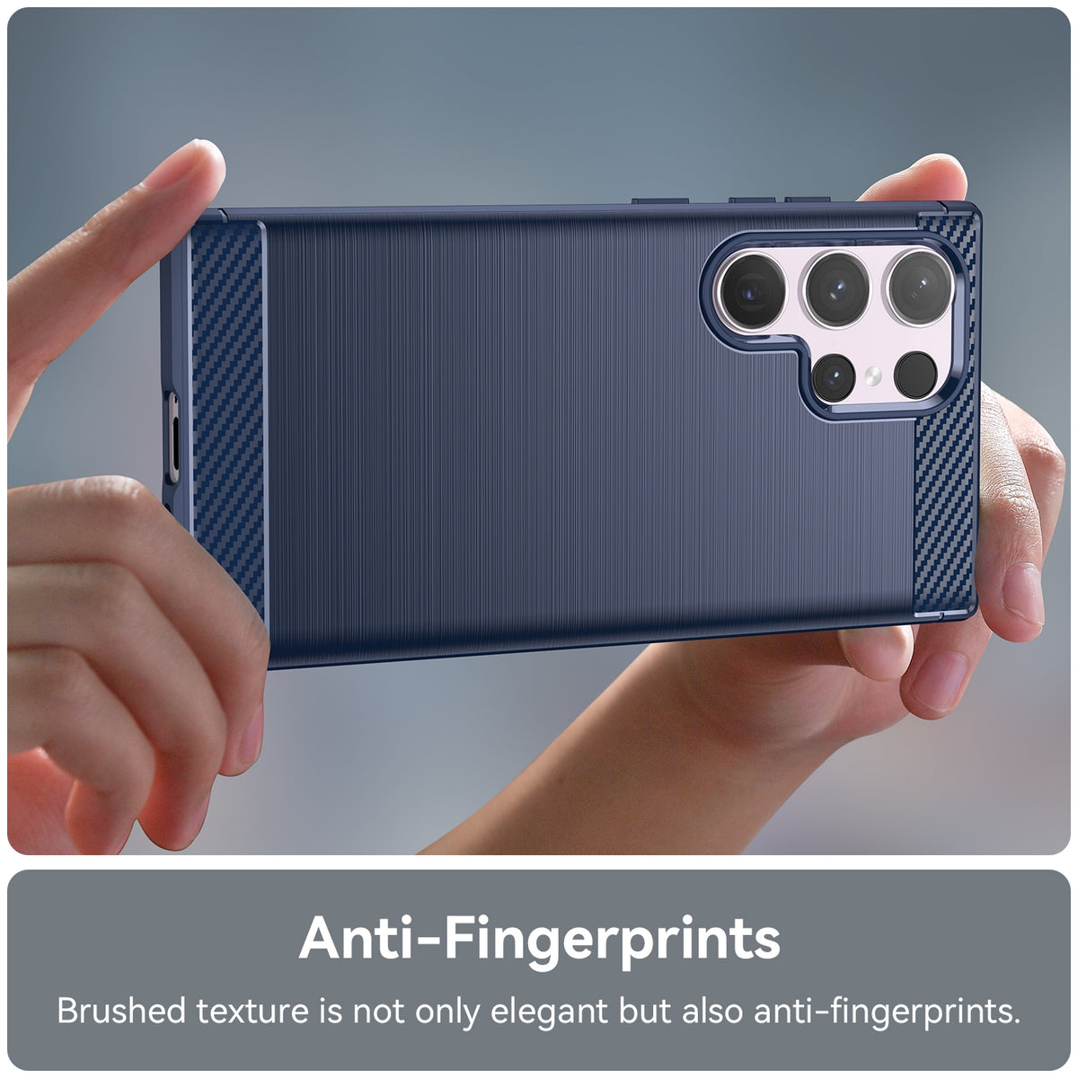Samsung S24 Ultra Slim Fit Case Tough Gel TPU Rubber Cover BLACK
