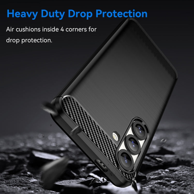 Samsung S25 Slim Fit Case Tough Gel TPU Rubber Cover BLACK