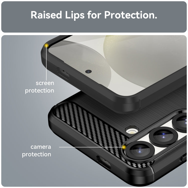 Samsung S25 Slim Fit Case Tough Gel TPU Rubber Cover BLACK